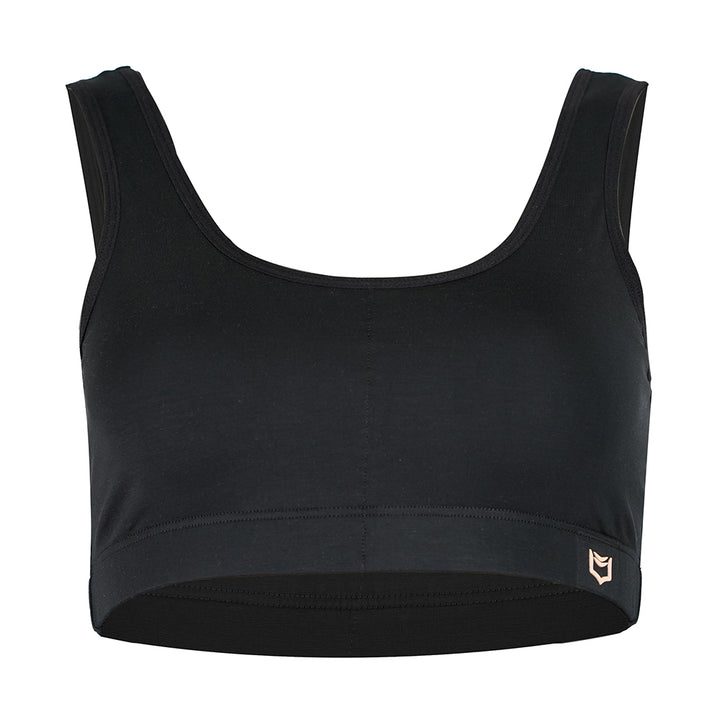 SHEATH Padded Bamboo Bralette - Black