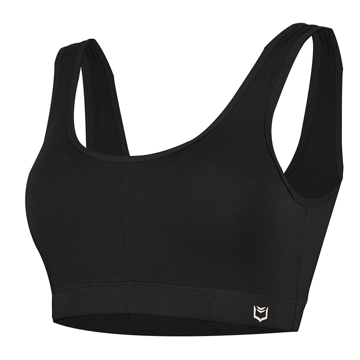SHEATH Padded Bamboo Bralette - Black