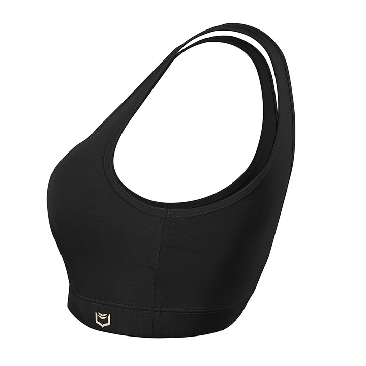 SHEATH Padded Bamboo Bralette - Black