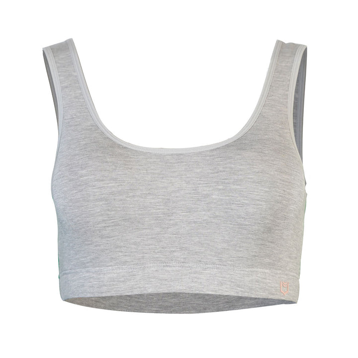 SHEATH Padded Bamboo Bralette - Heather Gray