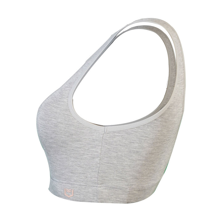 SHEATH Padded Bamboo Bralette - Heather Gray