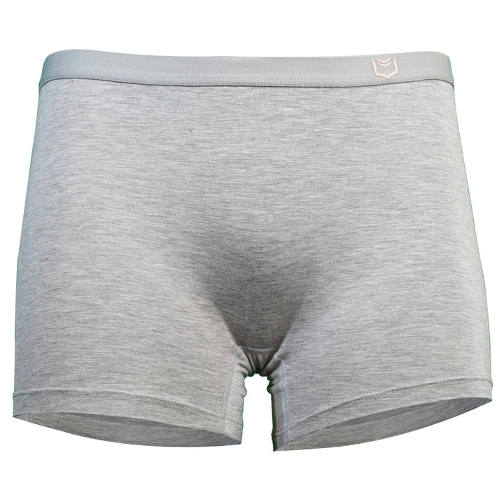 SHEATH Women's Bamboo Boxer Brief - Heather Gray