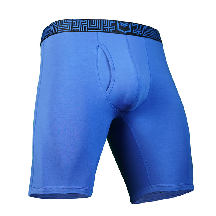 SHEATH V Blue Colossus Dual Pouch Sports Performance Boxer Brief