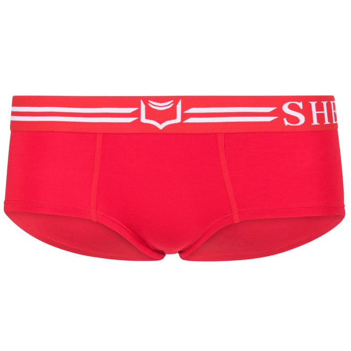 SHEATH Cheeky Boyshorts - Red