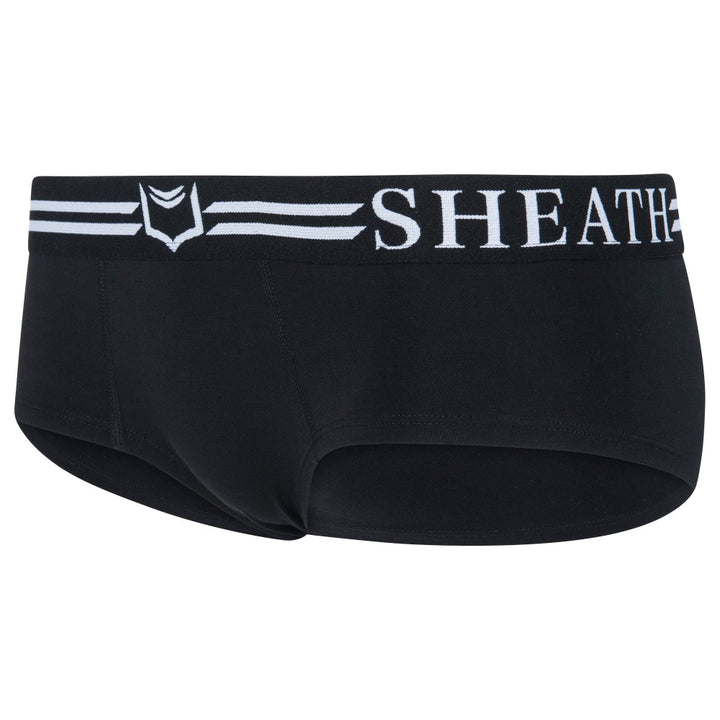 SHEATH Cheeky Boyshorts - Black