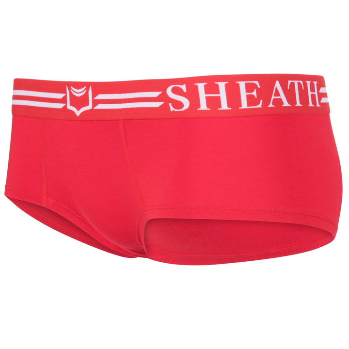SHEATH Cheeky Boyshorts - Red