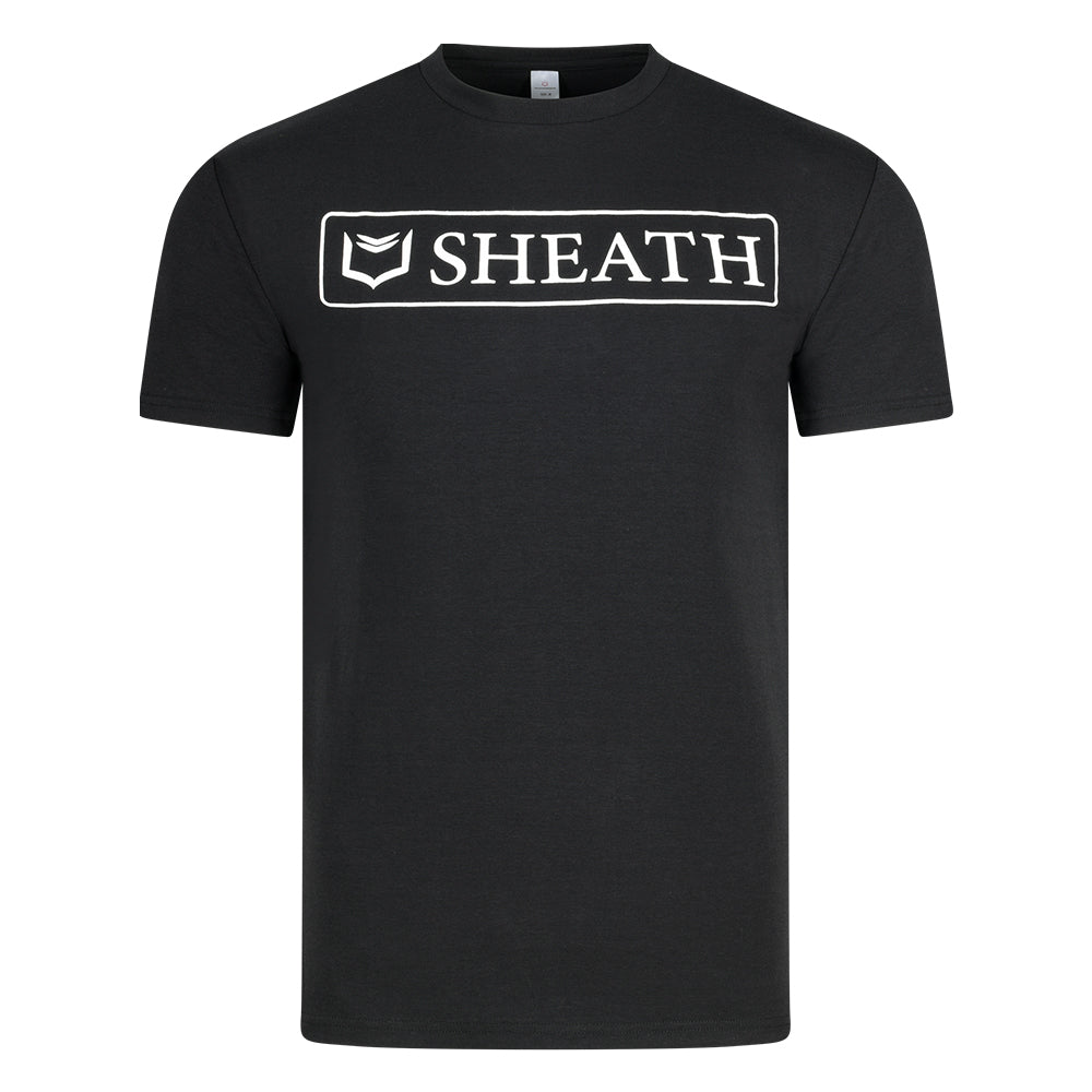 bambus tees Sheath Men's Heavyweight Bamboo Workout T-Shirt Black & White / L