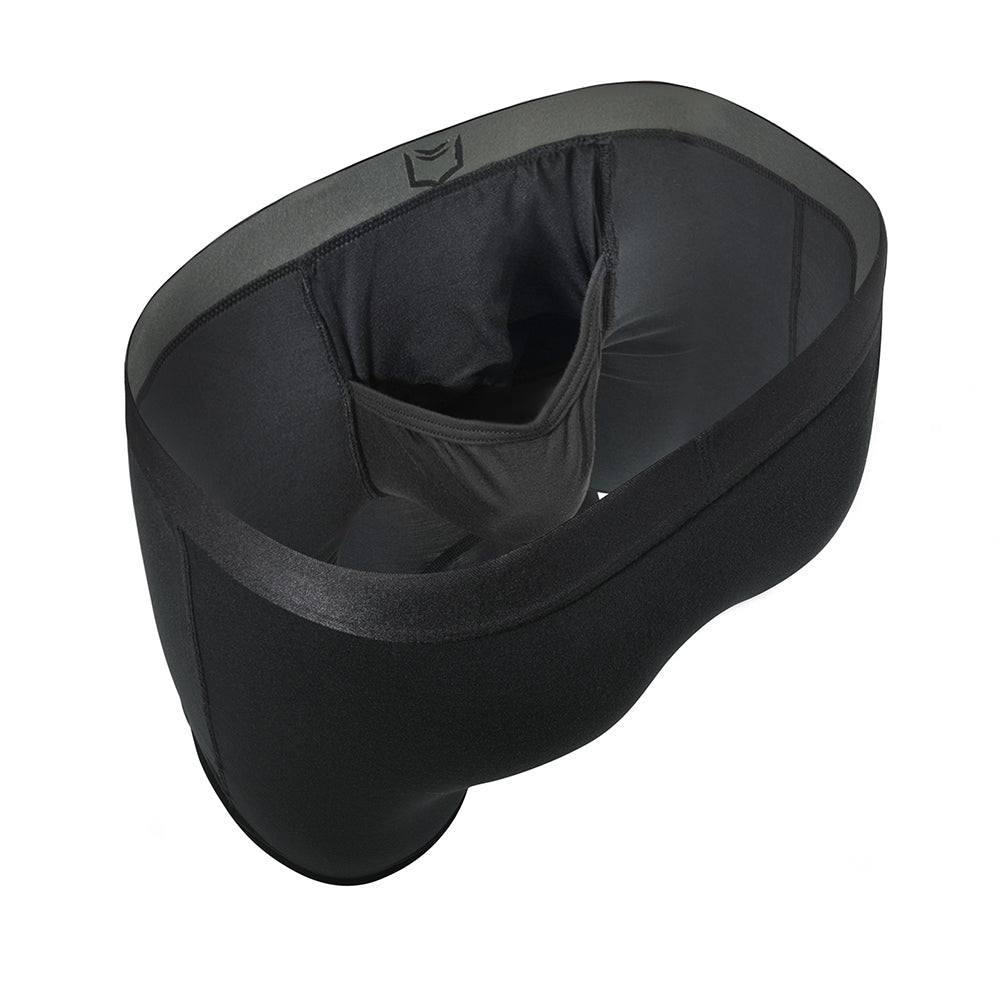 SHEATH V Single Pouch with Horizontal Fly - Black