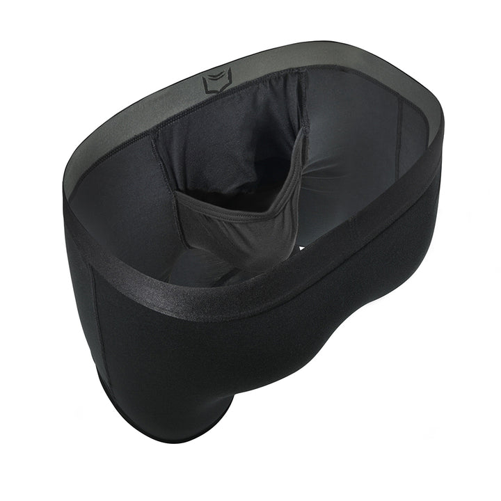 SHEATH V Single Pouch with Horizontal Fly - Black