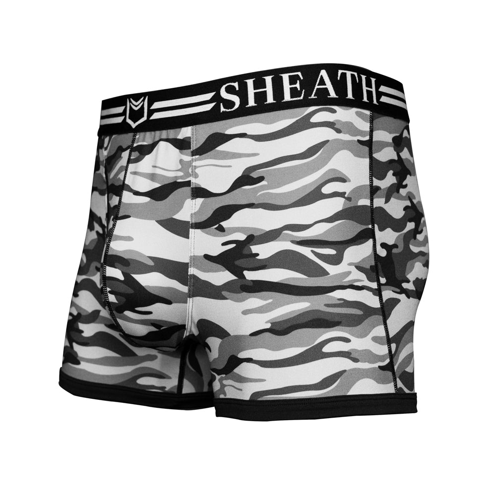 SHEATH Gray and black camo men&