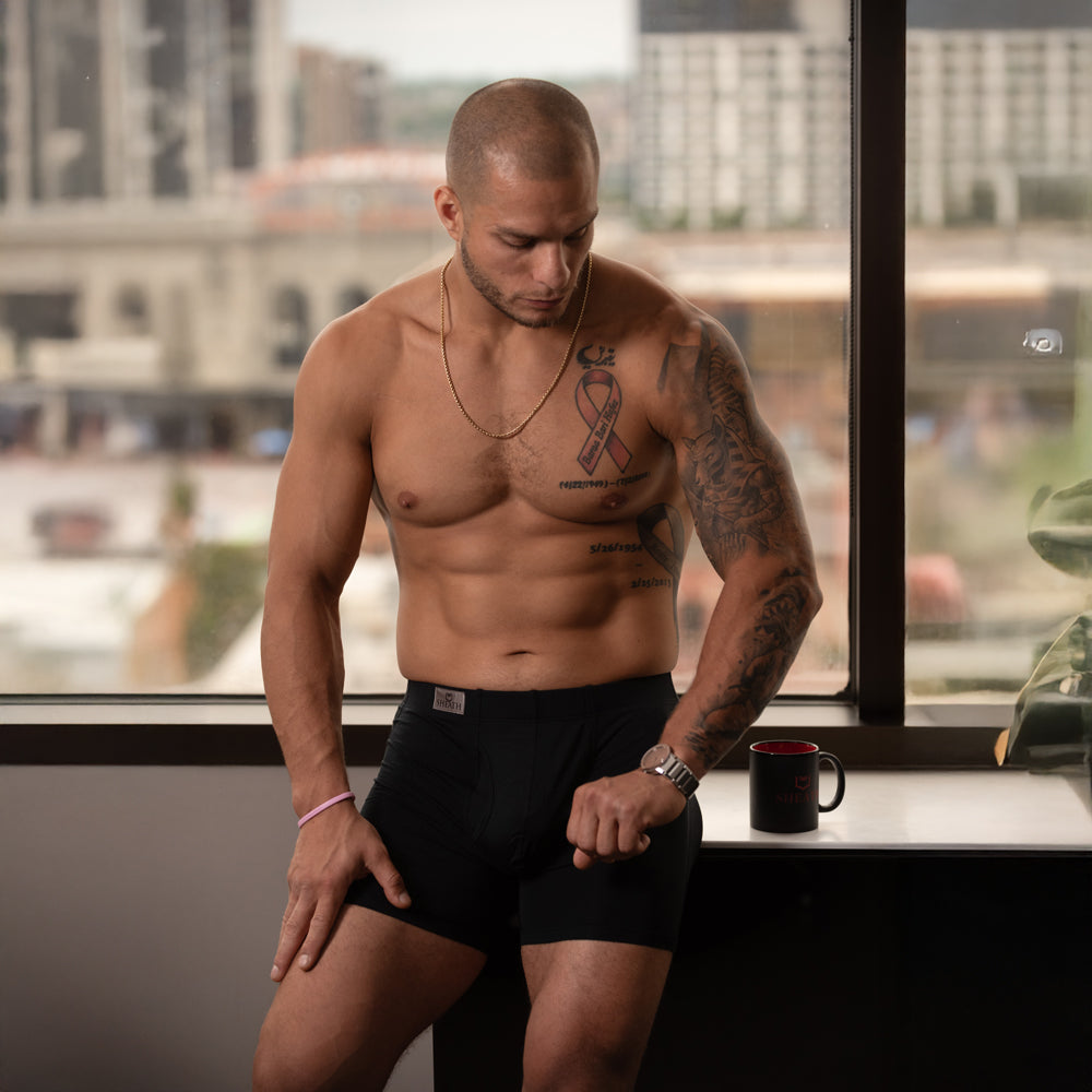 SHEATH 3.21 Boxer Briefs in color black