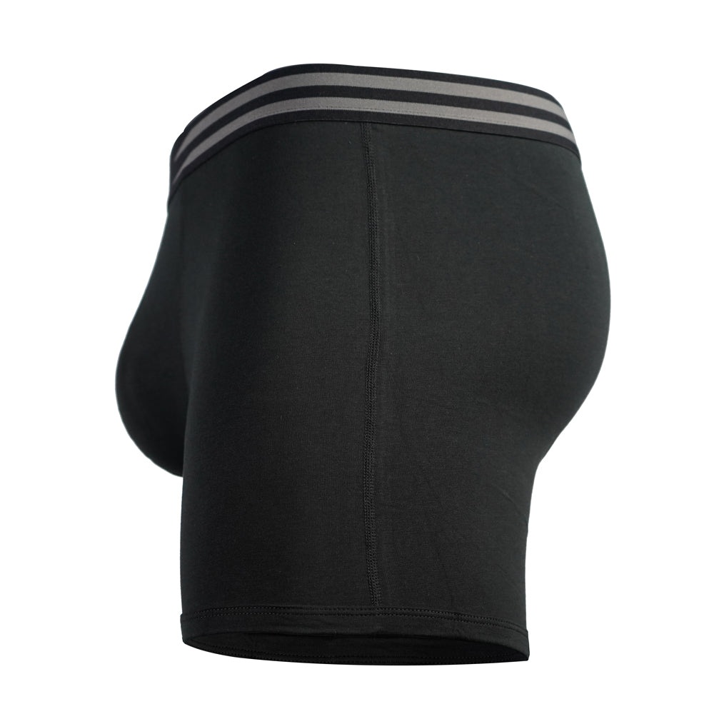 Adidas Men's Climate Athletic Comfort Fit Grey Black 3-Pack Boxer Briefs  Size S