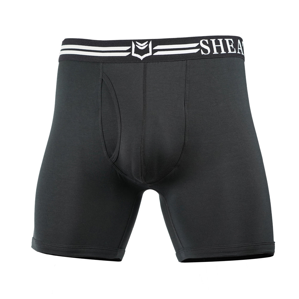 Buy Men's Black Boxer Shorts, Black Boxer Briefs