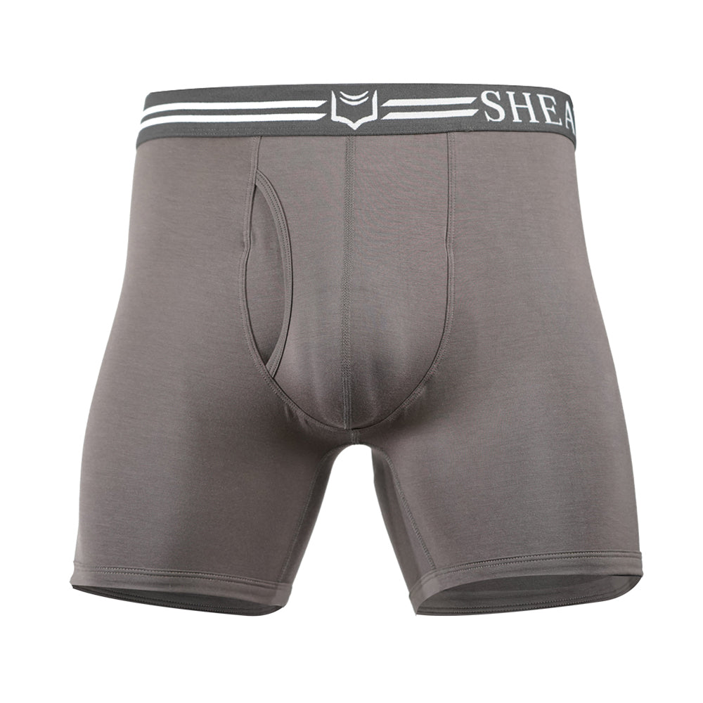 Men's Underwear Bulge Pouch Sheath Trunks Boxer Briefs Soft Shorts  Underpants