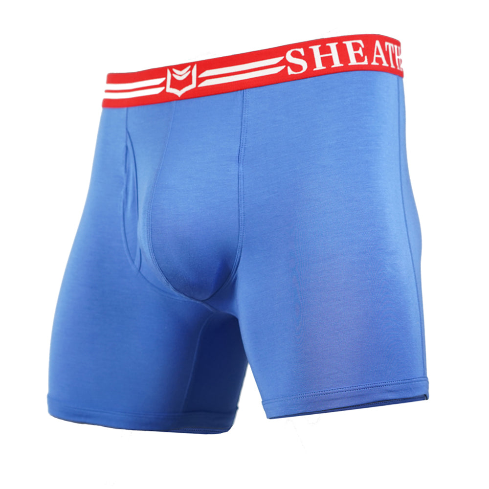 SHEATH 4.0 Dual Pouch Boxer Brief - Red, White and Blue