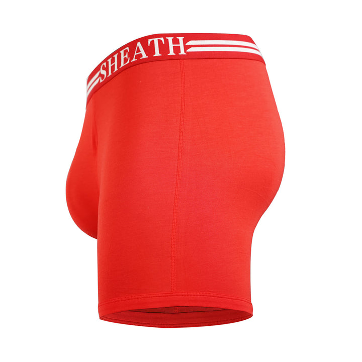 SHEATH 4.0 Dual Pouch Boxer Brief - Red