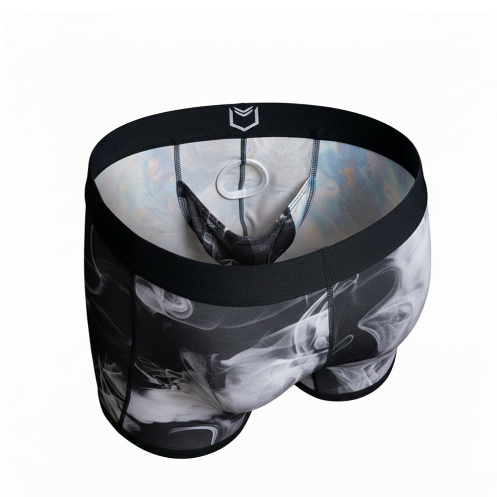 SHEATH V Bamboo Elements Men's 8" Sports Performance Boxer Brief 5 Pack