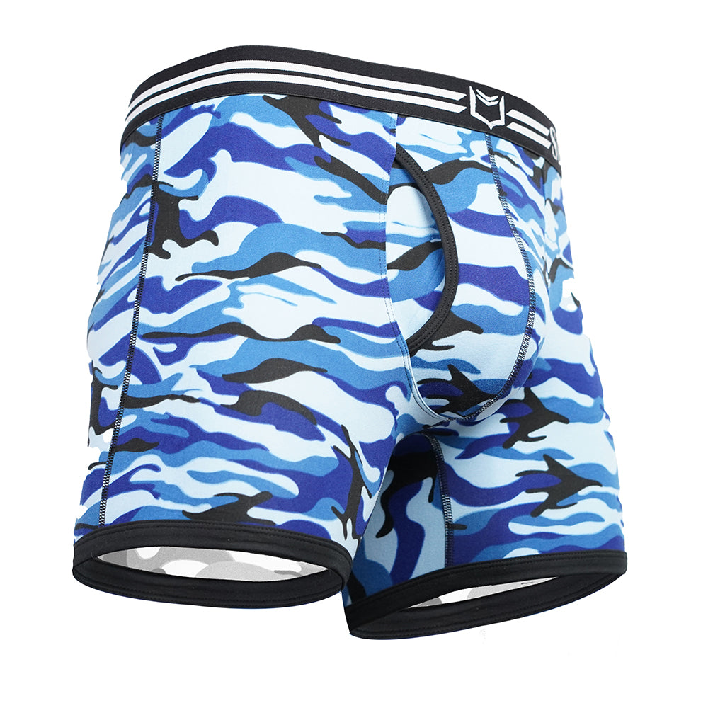 SHEATH 4.0 Polyester Camo Men s Dual Pouch Boxer Brief SHEATH