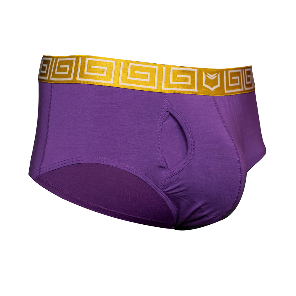 SHEATH purple &amp; gold men&