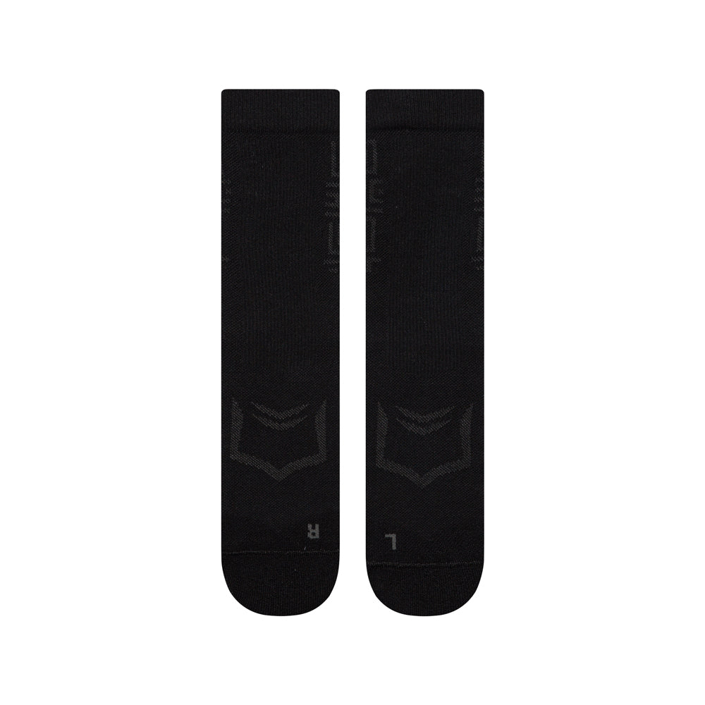 SHEATH Midweight Cushioned Cotton Crew Socks - Black