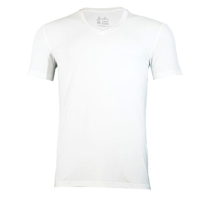 MUKTANK x ARDENCODE Mesh Panel Fitted V-Neck Long Sleeve Knit Undershirt