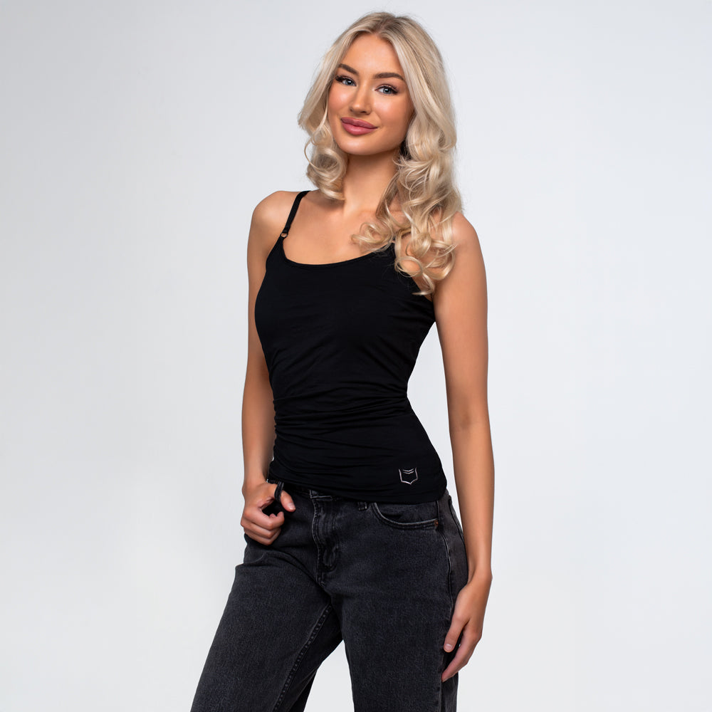 SHEATH Women's Modal Cami Top - Black
