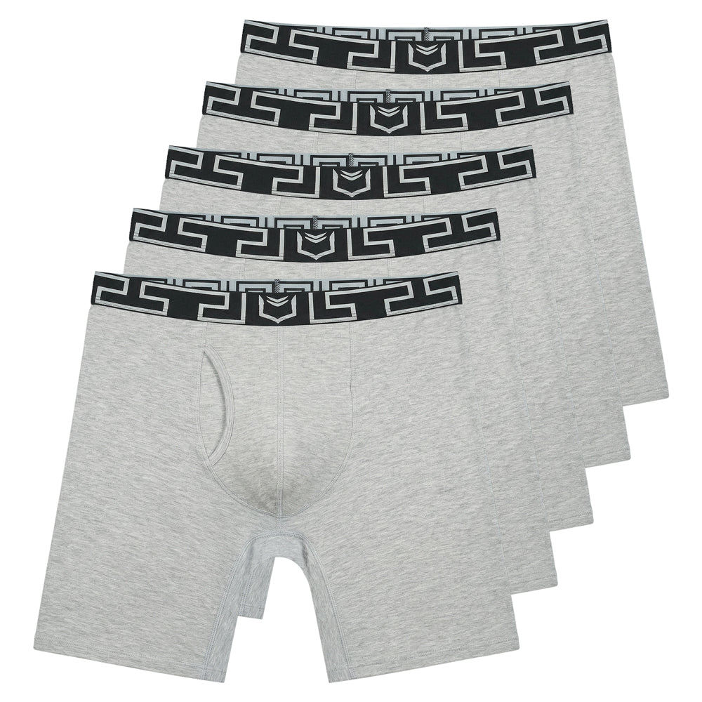 Five pairs of SHEATH 8-inch gray men&