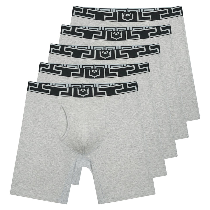 Five pairs of SHEATH 8-inch gray men&