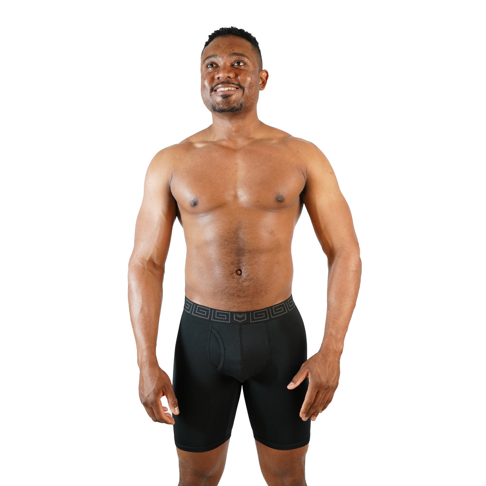 SHEATH V Bamboo Boxer Brief - Black