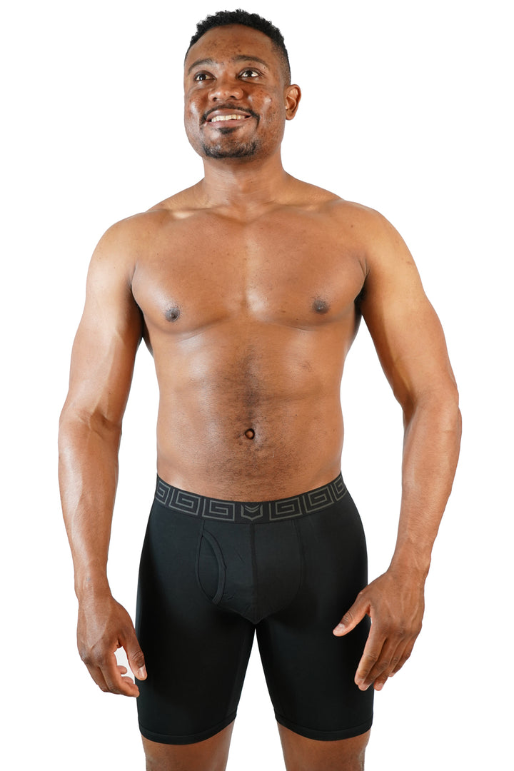 SHEATH V Bamboo Boxer Brief - Black