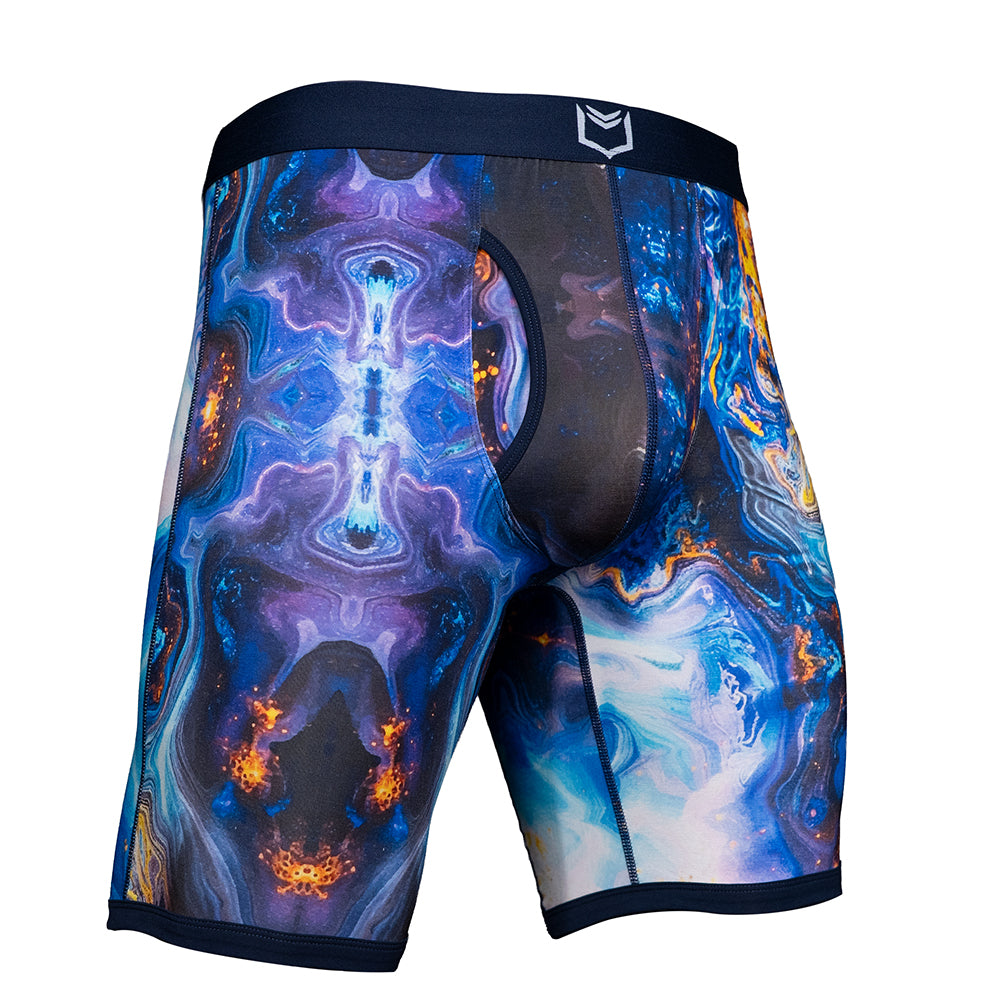 SHEATH V Bamboo Elements Men's 8" Sports Performance Boxer Brief 5 Pack