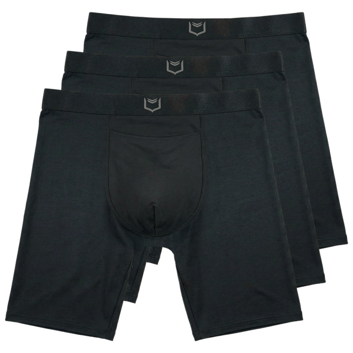 SHEATH V Single Pouch with Horizontal Fly - Black#color_black