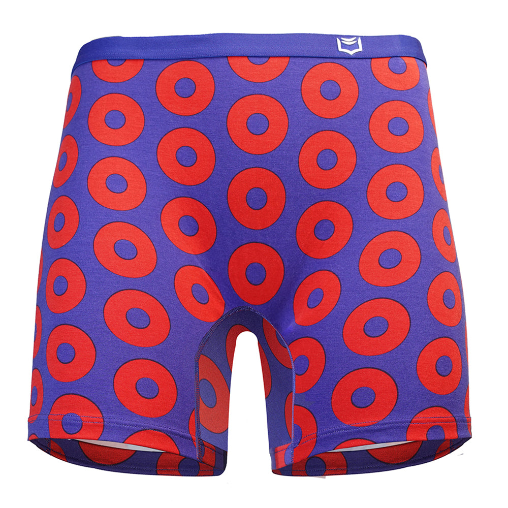 SHEATH Women's Long Leg Boxer Brief - Donut Print