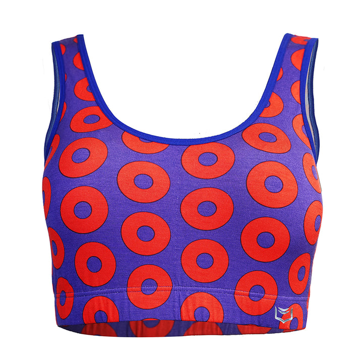 SHEATH Padded Comfort Bralette - Donut Print