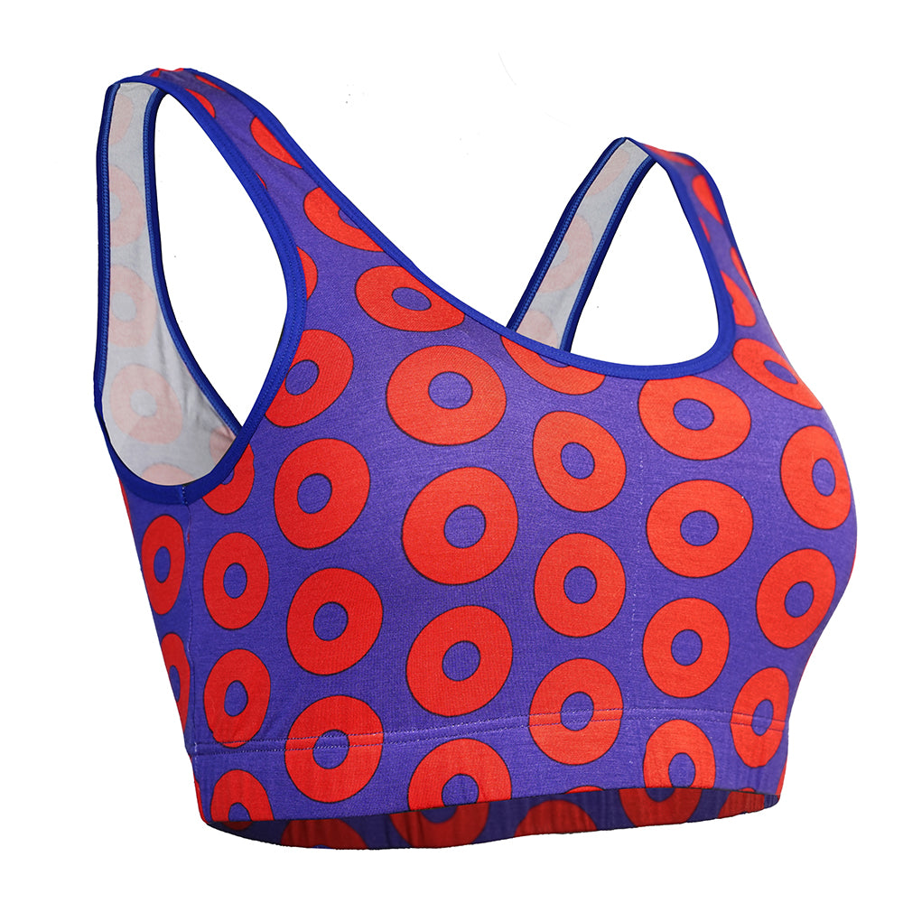 SHEATH Padded Comfort Bralette - Donut Print