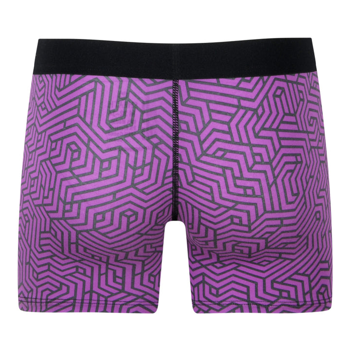 Women's Boxer Briefs - Purple Geo
