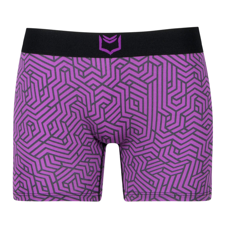 Women's Boxer Briefs - Purple Geo