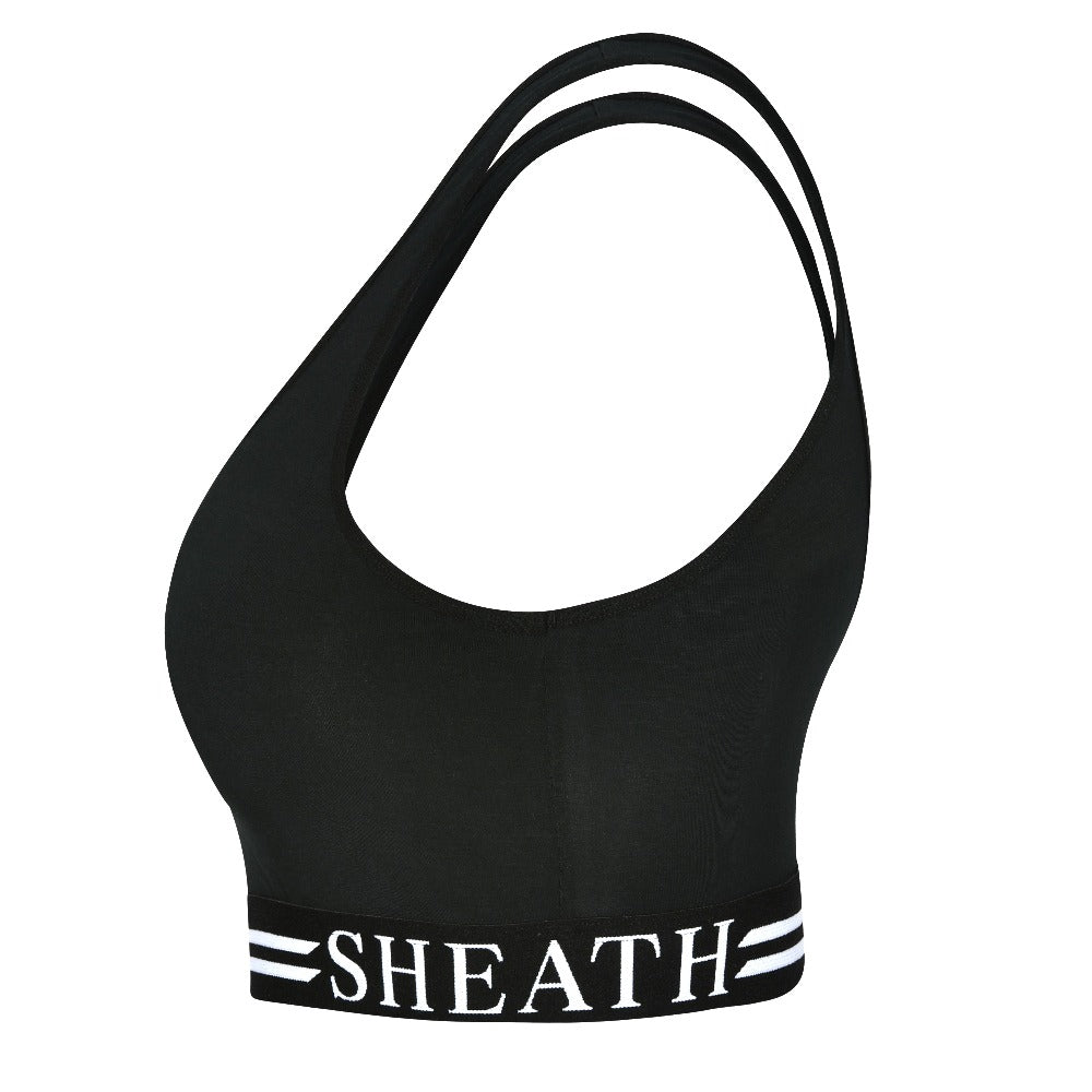 SHEATH Sports Bralette - Black