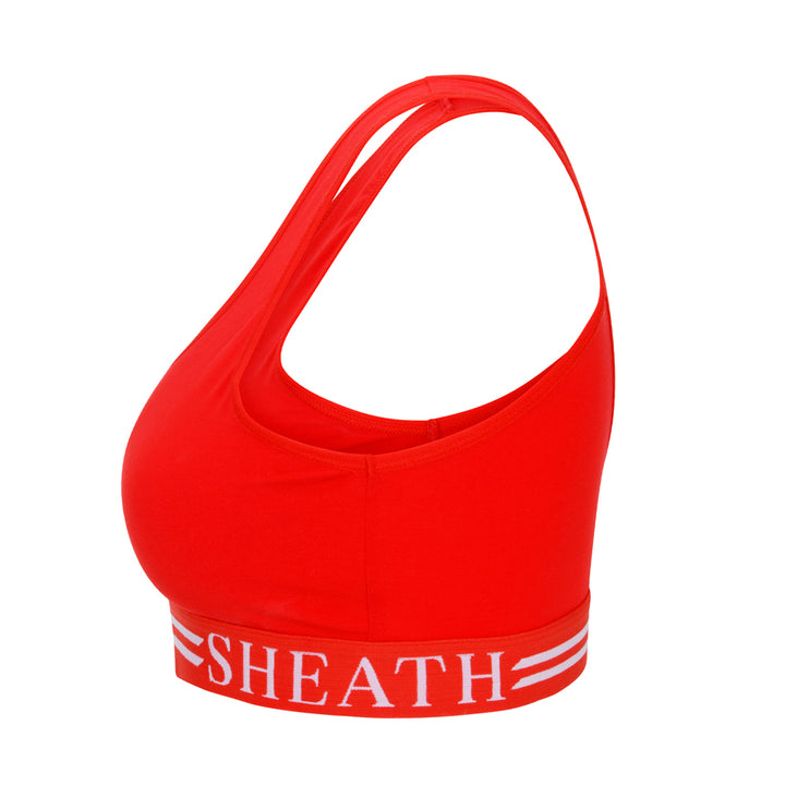 SHEATH Sports Bralette - Red